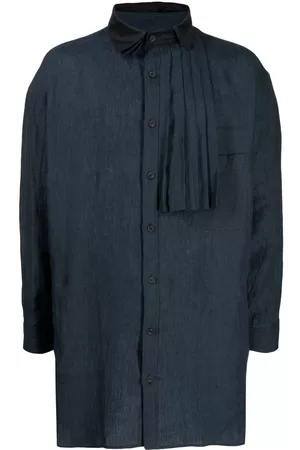 YOHJI YAMAMOTO Pleated-detail cotton shirt