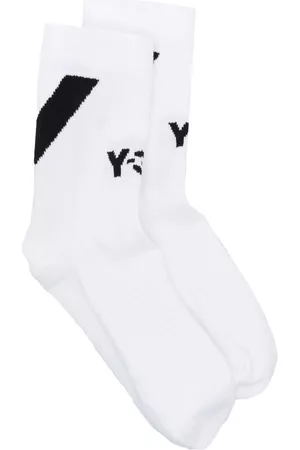 Y-3 Intarsia-knit logo socks