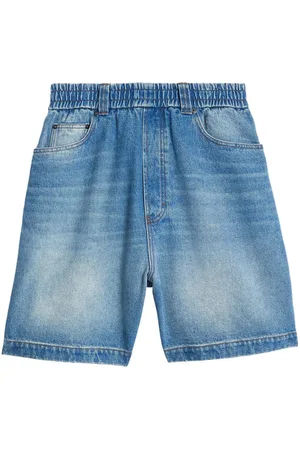 Ami Wide-leg denim shorts