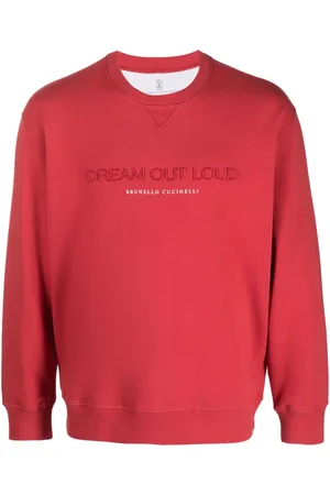 Brunello Cucinelli Logo-print round-neck sweatshirt