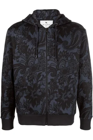 Etro Paisley-print zip-up hoodie