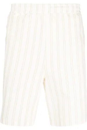 Daily paper Men Shorts - Stripe-pattern elasticated-waistband shorts