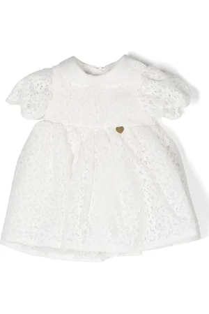 Le Bebé Enfant Chantilly-lace dress