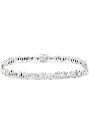 Suzanne Kalan 18kt white gold diamond bracelet