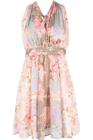 Liu Jo Patchwork floral-print dress