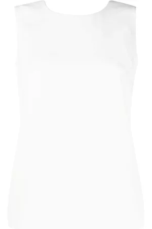 P.A.R.O.S.H. Keyhole-detail sleeveless blouse