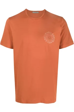 corneliani Logo-print stretch-cotton T-shirt