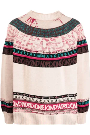 SACAI Jacquard knit jumper