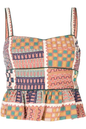 ULLA JOHNSON Zehra corset-style top