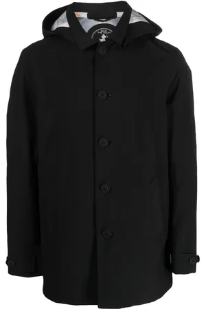 save the duck Men Coats - Single-breasted hooded coat