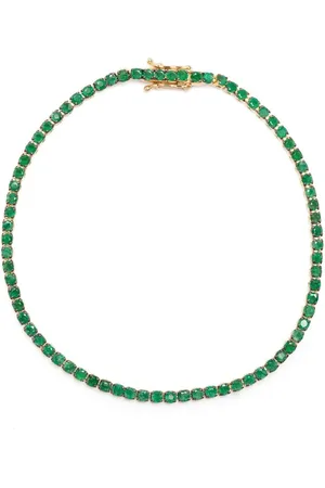 Shay 18kt yellow gold emerald bracelet