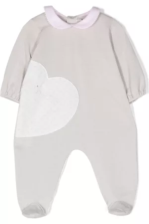 LA STUPENDERIA Heart-patch cotton pajamas