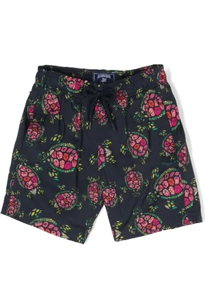 Vilebrequin Floral-print drawstring swimming shorts