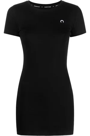 Marine Serre Fine-ribbed organic cotton T-shirt dress