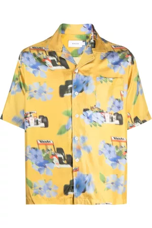 Rhude Floral-print silk shirt