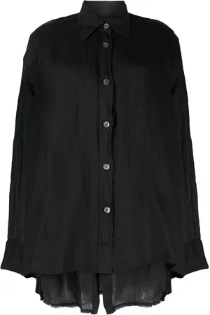 OUR LEGACY Semi-sheer ramie shirt
