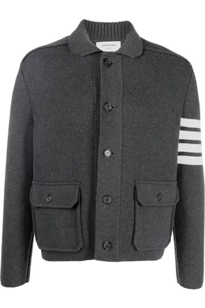 Thom Browne Stripe-detail buttoned cardigan