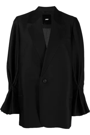 JNBY Loose-fit notched-lapel blazer