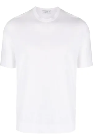 BALLANTYNE Plain short-sleeve cotton T-shirt
