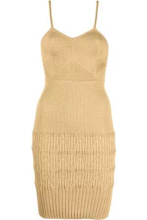 Balmain Ribbed sleeveless minidress