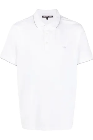 Michael Kors Embroidered-logo cotton polo shirt