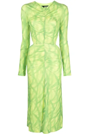 ROTATE Cut-out ruched dress