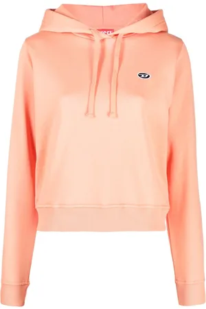 Diesel Logo-patch drawstring hoodie