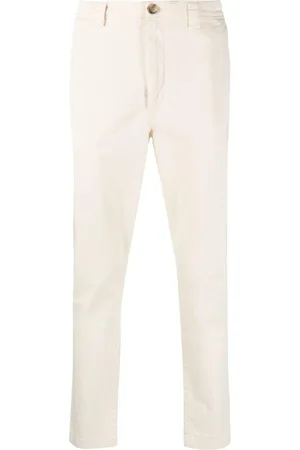 Woolrich Men Pants - Cotton straight leg trousers