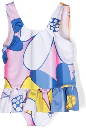 Moschino Swimsuits - Floral-print peplum swimsuit