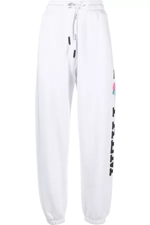 Palm Angels Logo-print cotton track pants