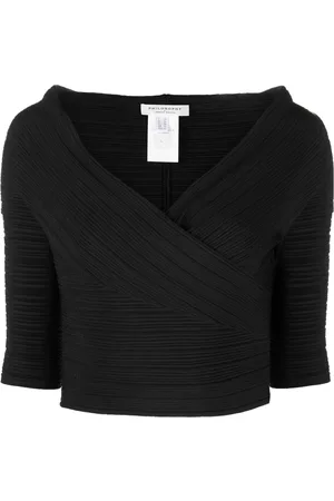 Serafini Knitted cropped top