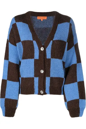 STINE GOYA Check-pattern cardigan