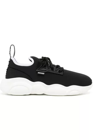 Moschino Logo-patch low-top sneakers