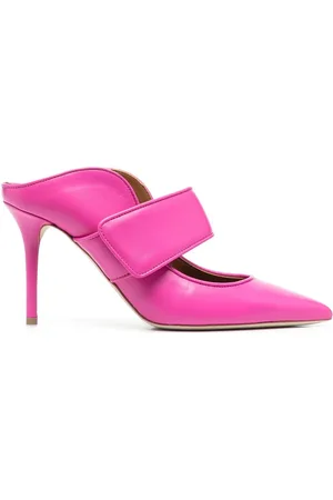 MALONE SOULIERS Pointed-toe leather mules