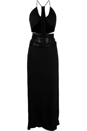 CHRISTOPHER ESBER Tulle-panel cut-out dress
