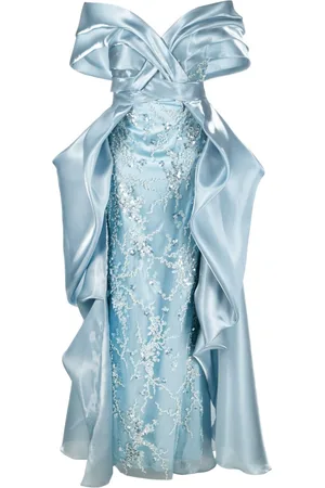 Gaby Charbachy Sequin-embellished long dress