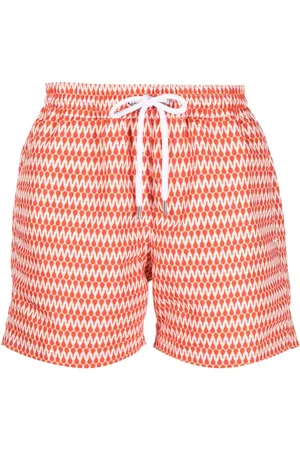 Frescobol Carioca Raquete print swim shorts