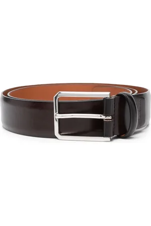 santoni Buckle-fastening leather belt