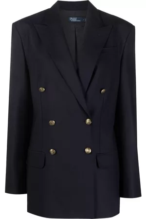 Ralph Lauren Double-breasted wool-blend blazer
