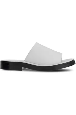 Salvatore Ferragamo GIUNONE FLAT OPEN TOE MULE LEATHER