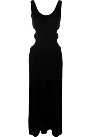 Chloé Crinkled-effect tank maxi dress