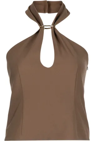 REJINA PYO Tilda halterneck top