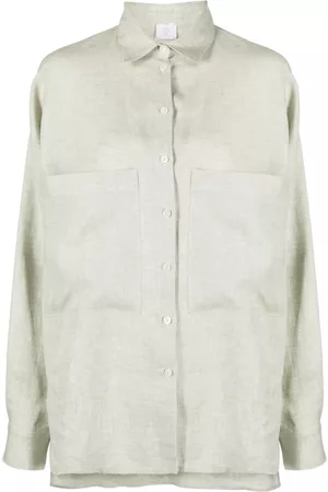ELEVENTY Plain linen shirt