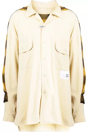 Maison Mihara Yasuhiro Back Covered cotton shirt
