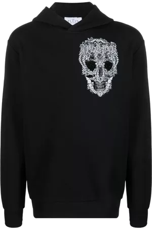 Philipp Plein Baroque Skull cotton hoodie