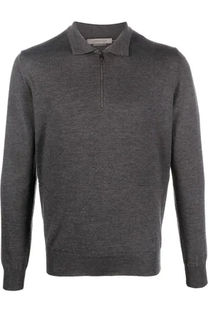 corneliani Fine-knit polo shirt