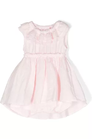 Il gufo Ruffled-detail flared dress