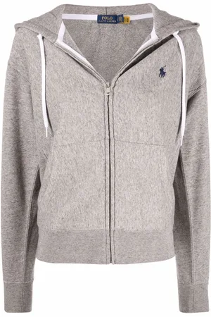 Ralph Lauren Embroidered-logo zip-up hoodie