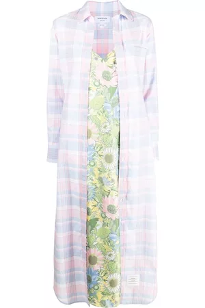 Thom Browne Madras check print shirtdress