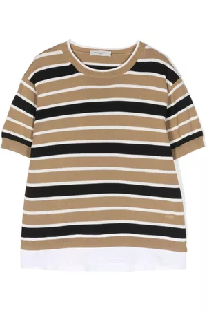 Paolo Pecora Stripe-pattern knitted T-shirt